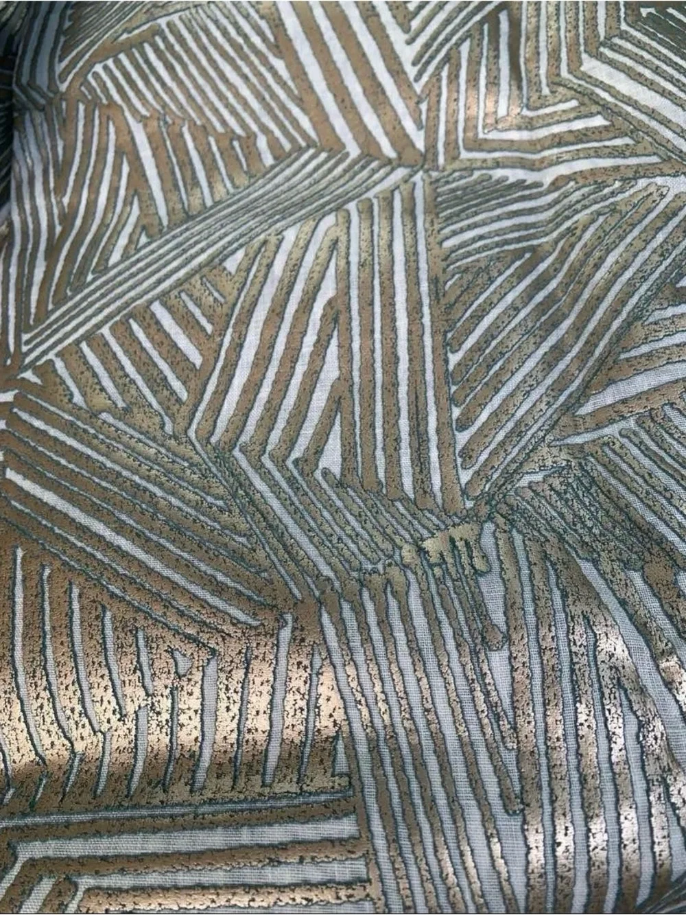 Pierre Frey “Atlantique Argent” Throw Pillow Covers - Set of 2